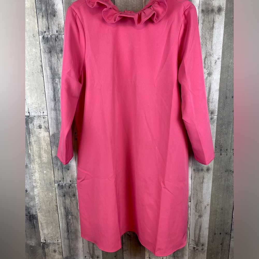 ❌❌🚫🚫🚫SOLD!!!! ❌❌🚫🚫🚫TUCKERNUCK Hot Pink Daphne Dress Size Large. - Picture 7 of 16